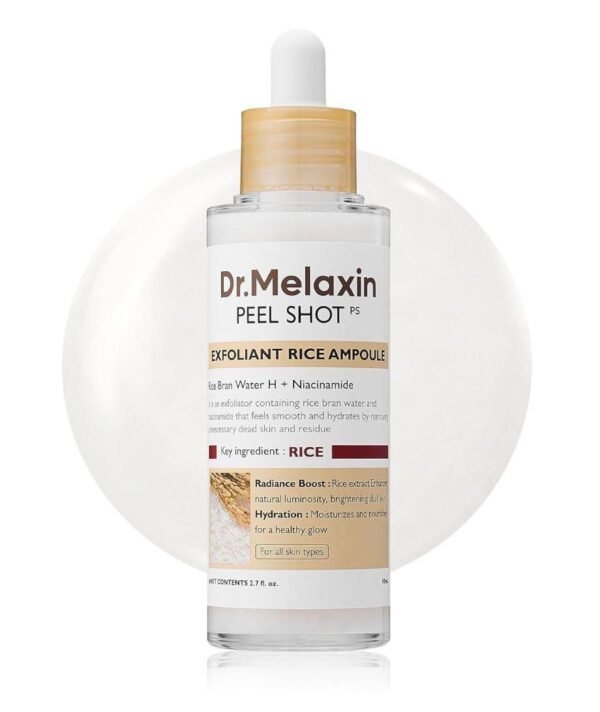 Dr. Melaxin Peel Shot PS – Exfoliant Rice Ampoule