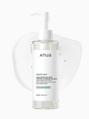 Anua Heartleaf Pore Control Cleansing Oil Mild
أنوا زيت تنظيف المسام بخلاصة الهارتليف