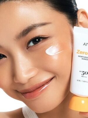 Anua Zero-Cast™ Moisturizing Finish Sunscreen – SPF 50