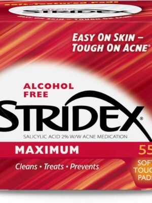 Stridex Maximum – Alcohol Free Pads (2% Salicylic Acid)