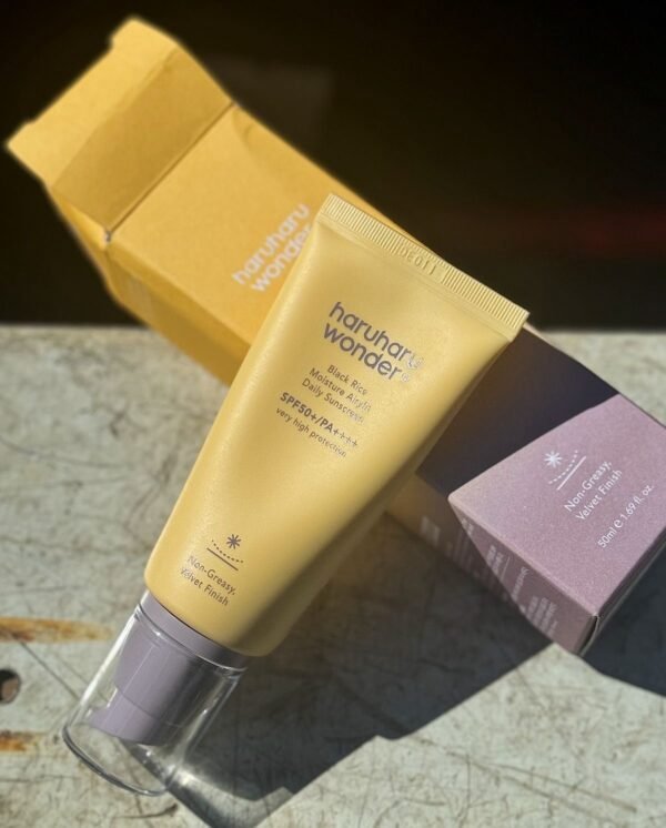 ️ واقي الشمس Haruharu Wonder Black Rice Moisture Airyfit Daily Sunscreen